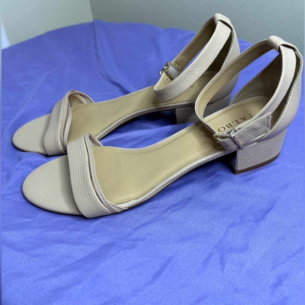 Tan Talbots Sandal with Small Heel Size 9 1/2